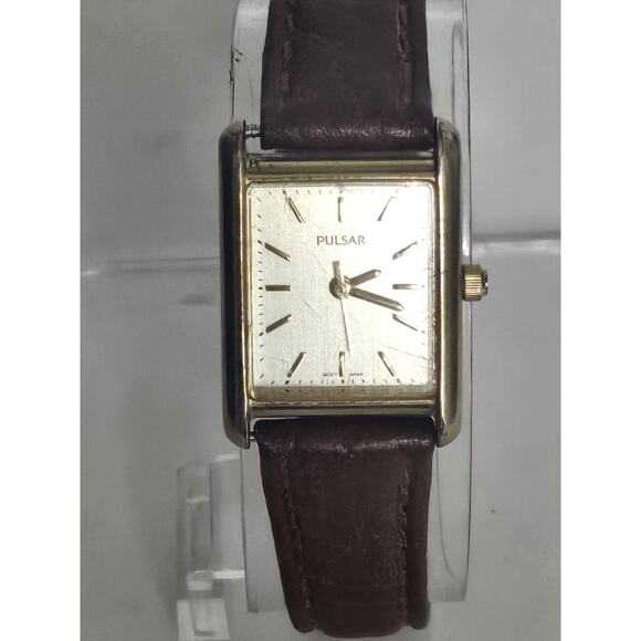 Pulsar Gold and Brown Women's Watch - Picture 5 of 15